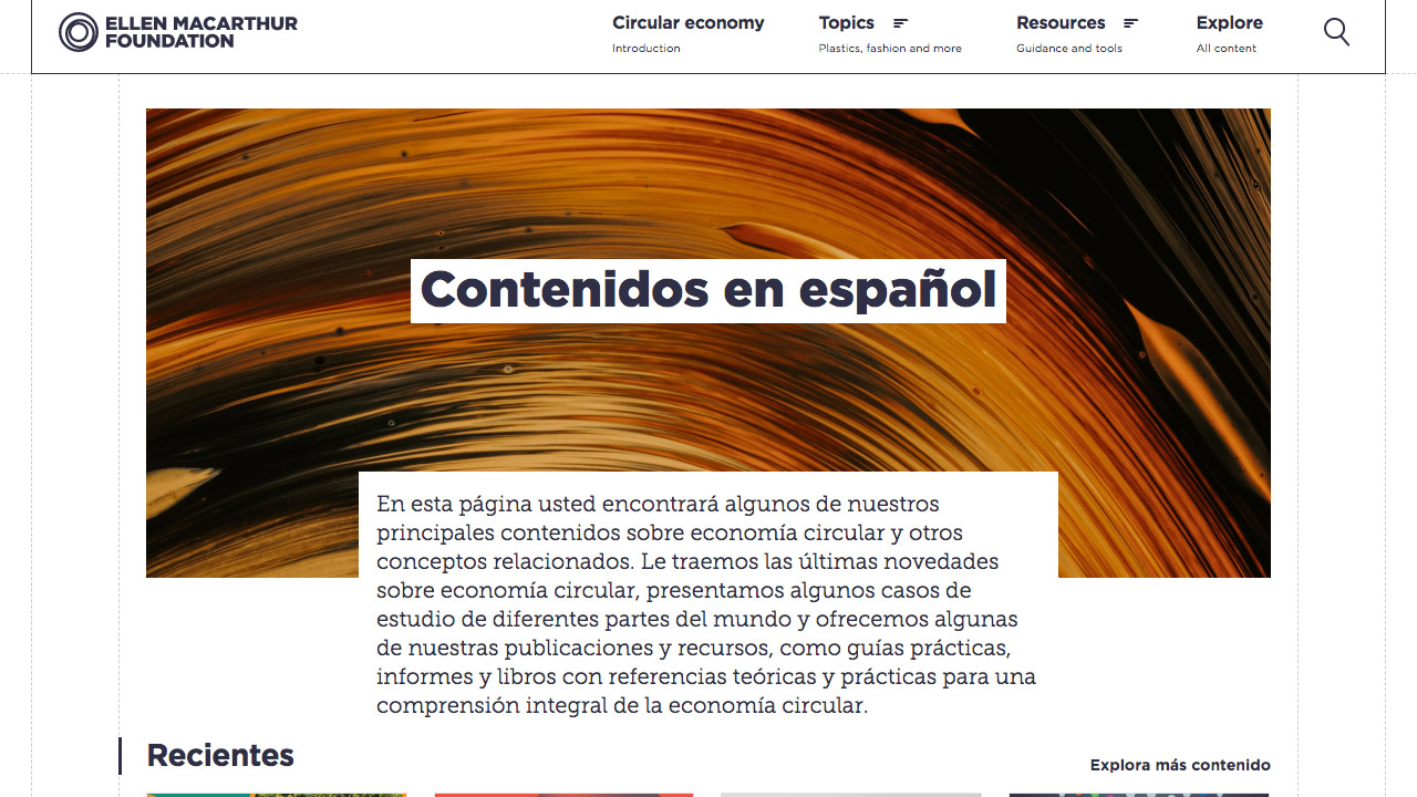 Noticias y estudios de caso de la economía circular de Ellen MacArthur Foundation